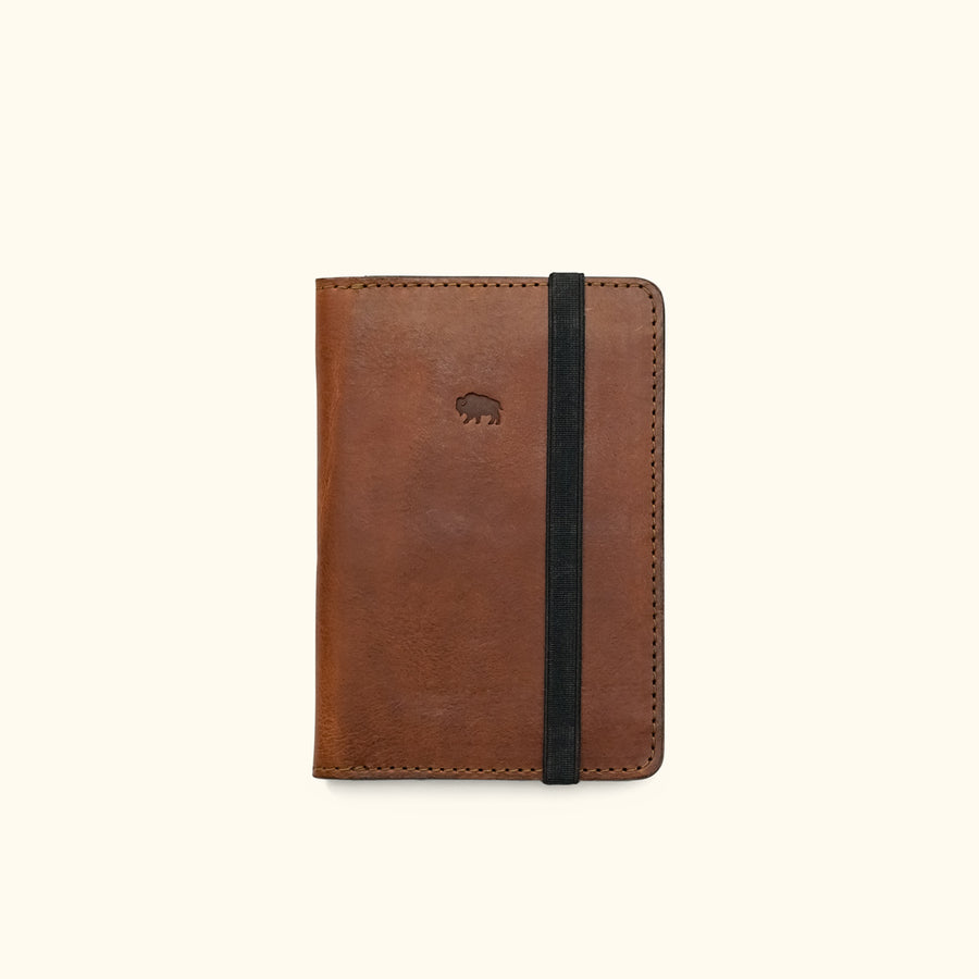 Men's Best Leather Travel Wallet | Chestnut Brown