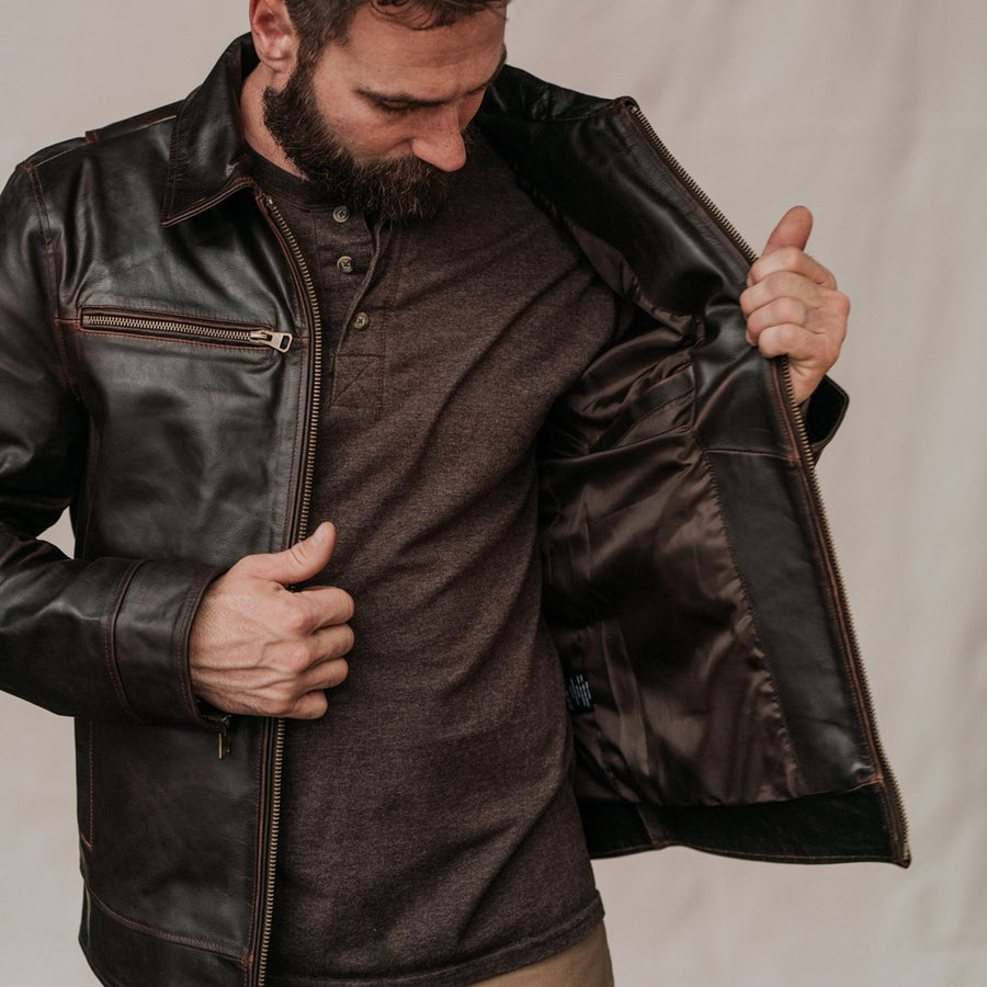 Buffalo Jackson Leather Mens Jacket