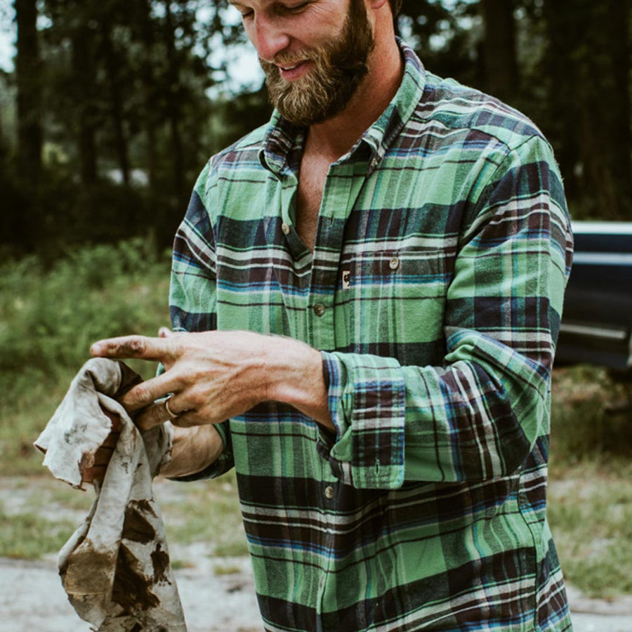 Fairbanks Flannel | Green Briar