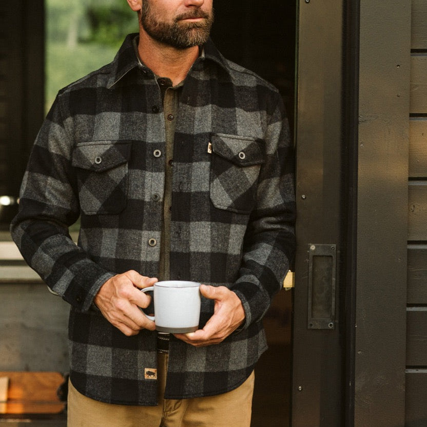 mens classic Yukon Wool Shirt Jac