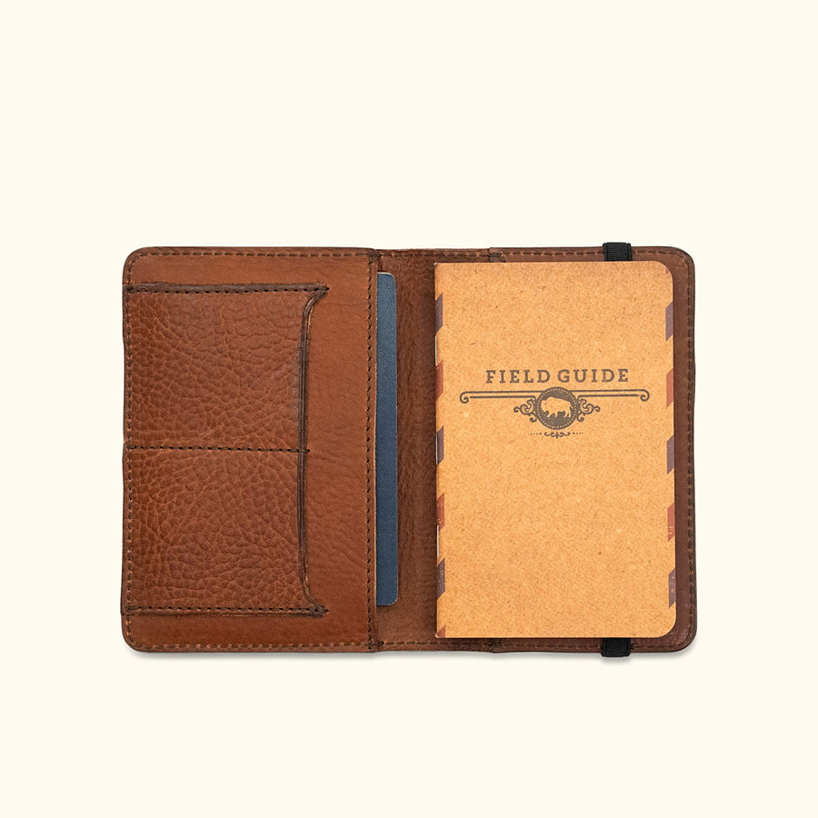 Men's Best Leather Travel Wallet | Chestnut Brown