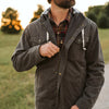 Marshall Hooded Jacket | Coal hover